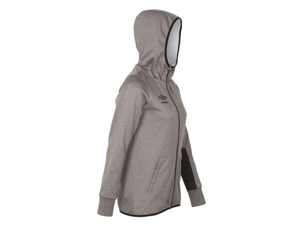 UMBRO Core Tech Hood Zip W19 Mørk grå 36 Hettejakke med glidelås til dame 